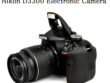 Nikon D3300 Electronic Camera Black Friday