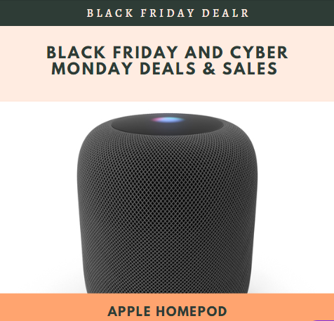 Best Apple HomePod Black Friday and Cyber Monday Deals & Sales 2021